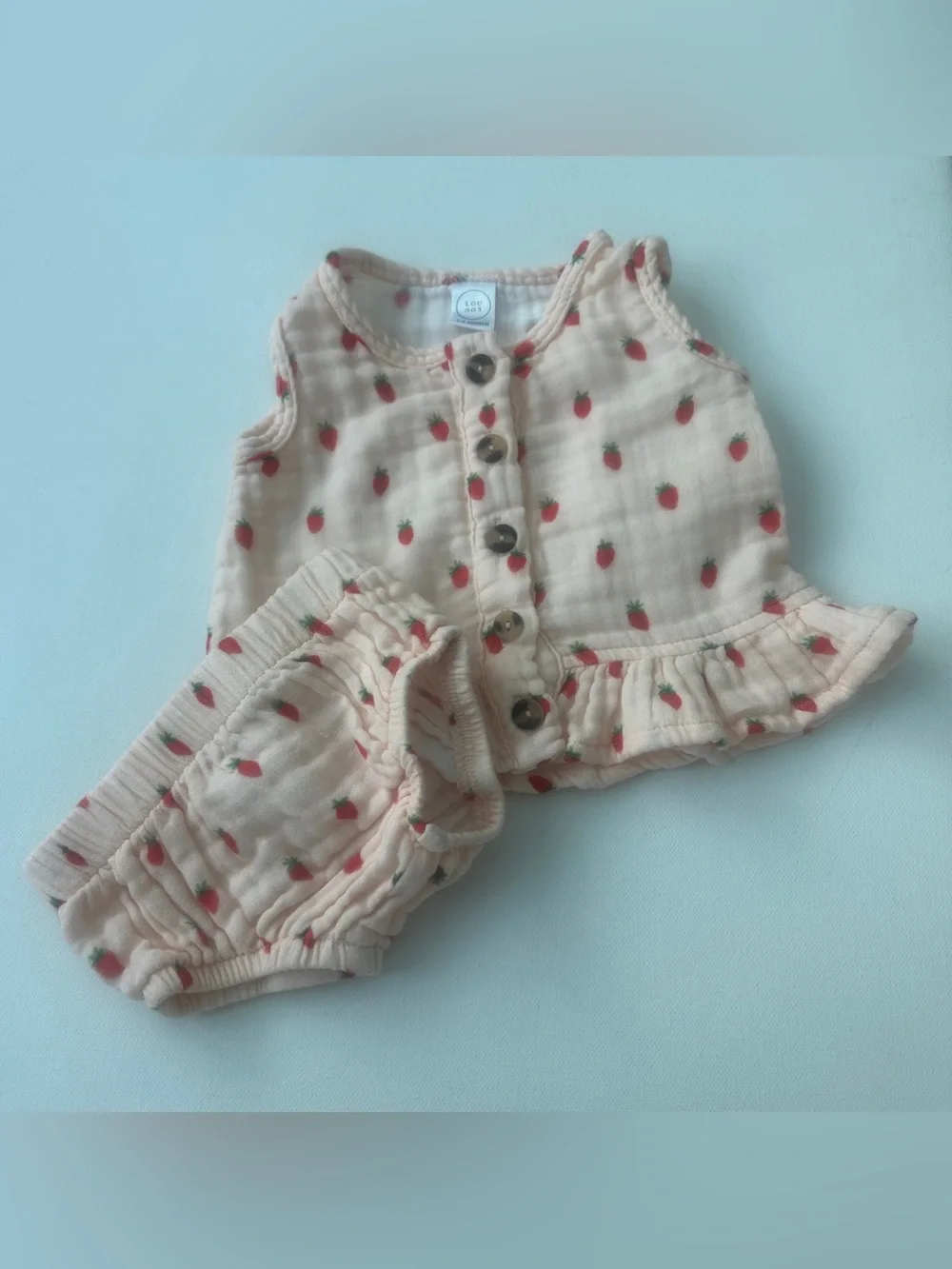 Lou Lou & Company girl’s Bloomers Set. Size 3-6M.